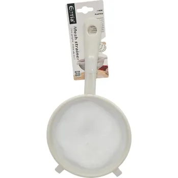 Cedník a síto PLASTOVÉ KUCHYŇSKÉ SÍTKO CEDNÍK S RUKOJETÍ VELKÉ 18 CM