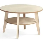 Konferenční stolek HOLLY, Ø 800 mm, bříza