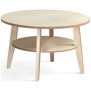 Konferenční stolek Konferenční stolek HOLLY, Ø 800 mm, bříza