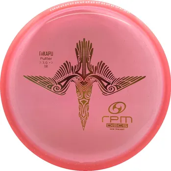 Disc golf RPM Discs TAKAPU Cosmic Barva: Červená - transparentní, Váha: 175 g