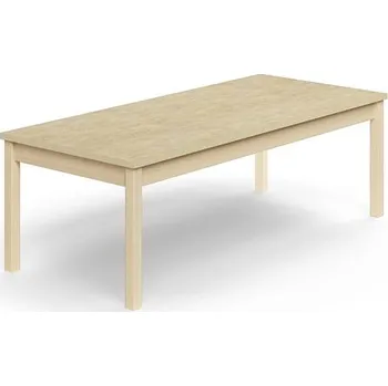 Psací stůl Stůl DECIBEL, 1600x700x530 mm, akustické linoleum, bříza/béžová