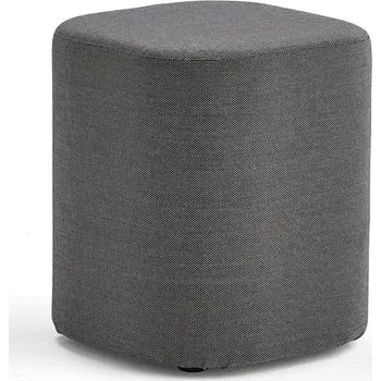 Křeslo Taburet COMFY, vlněný potah, tmavě šedá