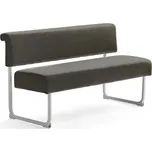 Pohovka START, 1400 mm, textilní potah, olivově zelená, bílá