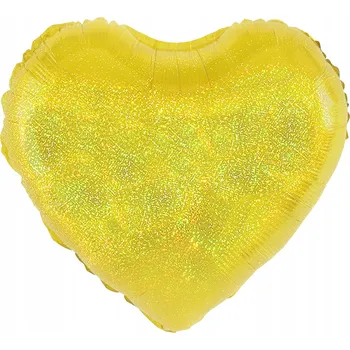 Balónek Fóliový balónek PartyPal 460276 srdce zlaté 18 palců