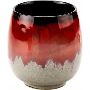 ŠÁLEK NA ESPRESSO ERBO 80 ml – Červená keramika bez ucha, Moderní