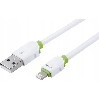 Datový kabel Kabel WayMe USB - Apple Lightning 1 m bílý