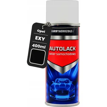 Barva ve spreji HOTOVÝ SPREJ 400ml Akrylový Lak pro OPEL EXY Nacht Schwarz (Noční Černá)