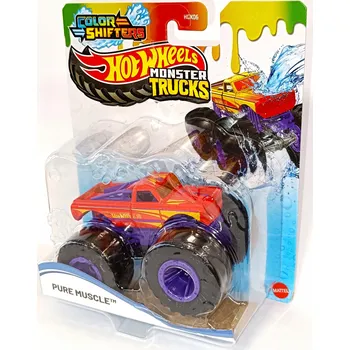 autíčko PURE MUSCLE Truck Měnící Barvu Monster Truck Hot Wheels