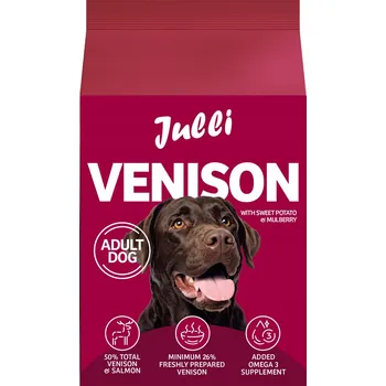 Krmivo pro psa JULLI Dog Grain Free Adult rich in fresh Venison & Potato 6kg