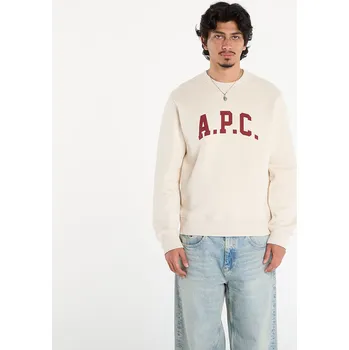Pánská mikina Mikina A.P.C. Sweat Harris - Gots Ecru Chine M