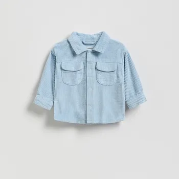 Reserved - Bavlněná košile - bleděmodrá - 221FO-05X - 221FO-05X-62