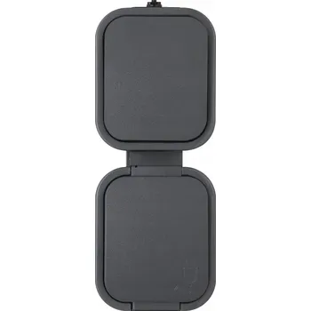 Elektrická zásuvka Elektrická Zásuvka hermetické Abex šedé