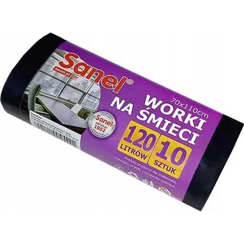 Pytle na odpadky Pytle na odpad LDPE 120l, 70x110 cm, 10 ks