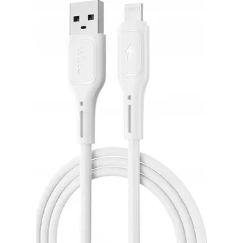 Datový kabel WiWU - USB kabel řady Starlink USB - Apple Lightning 2,4A 1m - bílý