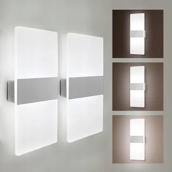 Nástěnné svítidlo 2x 12W LED nástěnné svítidlo, interiérové, 3000K, do ložnice, obývacího pokoje