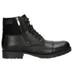 Černé Pánské Workery Z Kombinovaných Kůží Wojas 823471 46