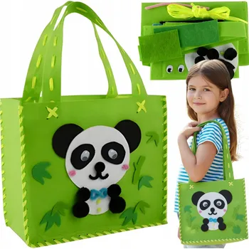 kreativní sada RUČNÍ VÝROBA KABELKY BAREVNÉ MATERIÁLY KREATIVNÍ SADA PRO DĚTI 8+