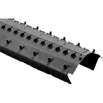 Větrací pás hřebene HPI s kartáčem 1000 x 180 x 75 mm antracit