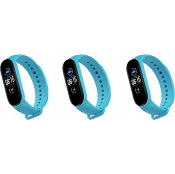Řemínek na hodinky 3x Řemínek pro Xiaomi Mi Band 3 4 Výměnný pásek Tyrkysový Kena Top Barva