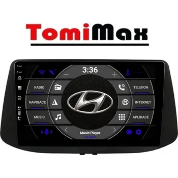 Autorádio TomiMax Hyundai i30 Android 14 autorádio s WIFI, GPS, USB, BT HW výbava: 4 Core 2GB+32GB LOW, Velikost obrazovky: Dotyková obrazovka: 9"