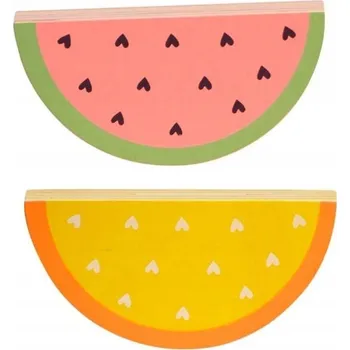 ostatní stavebnice Dřevěné Stavebnice ALLC Meloun a Pomeranč 2 kusy