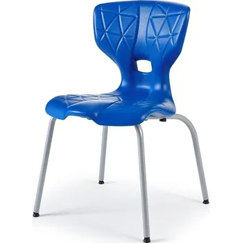 Židle ALDA I, výška 460 mm, modrá