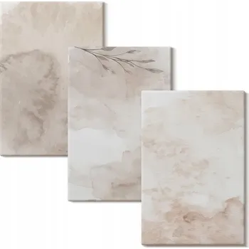 Obraz Sada obrazů na zeď Rozlité akvarelové barvy boho 3x 40x60 cm