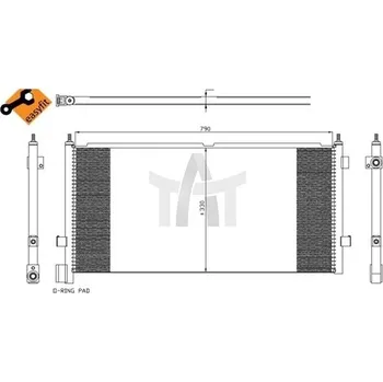 Klimatizace automobilu Kondenzátor - klimatizace NRF NRF35314