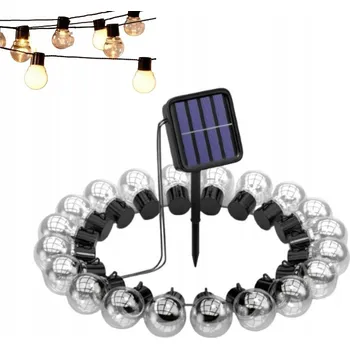 Venkovní osvětlení Solární girlanda světelná zahradní, lampičky koule, 20 LED koulí pro zahradu