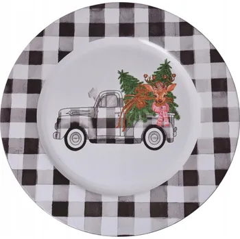 VÁNOČNÍ PODTALÍŘ S AUTEM PODNOS ETAŽÉR STOJÁNEK