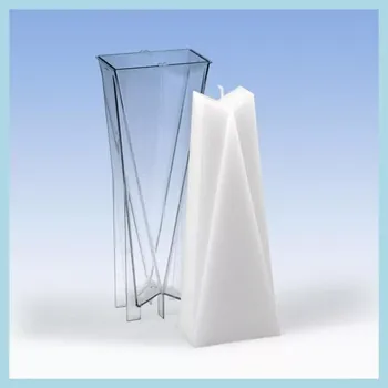 Výroba svíčky Polykarbonátová forma Triangl (Forma na výrobu svíček)