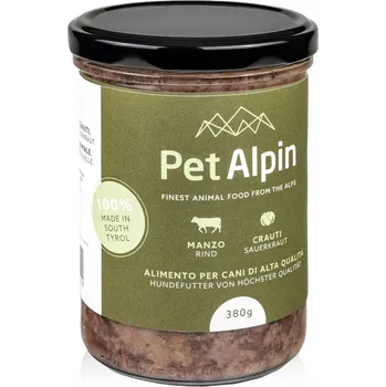 Krmivo pro psa Hovězí a Kysané Zelí zelí v každém soustu Přírodní Krmivo pro psy 380 g