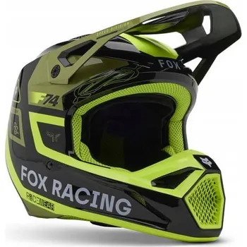 Helma na motorku PŘILBA FOX V1 RACE SPEC SVĚTLE ZELENÁ M
