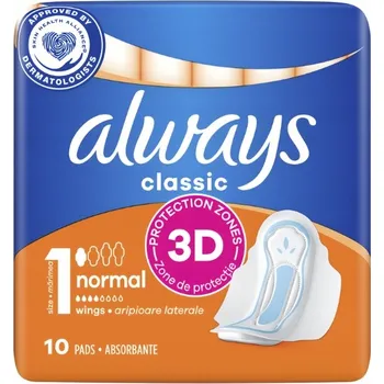 Menstruační vložka Always, Maxi Classic, Vložky, 9 kusů