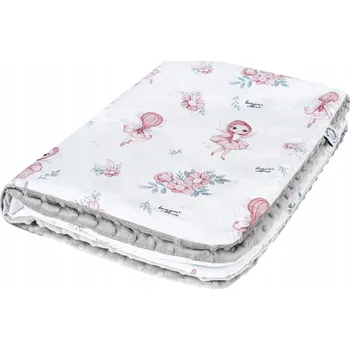 Dětská deka Dětská deka Středňák Víly bavlna - minky 75x100 cm Bonjour Cherie