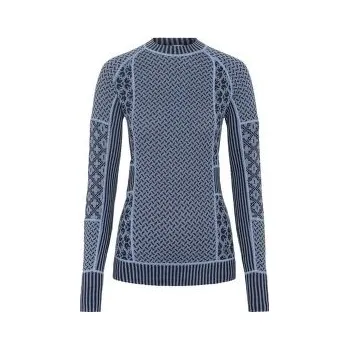 Dámské tričko Kari Traa Smekker LS IRIS/PASTEL LIGHT BLUE modrá M