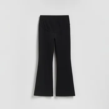 Dámské kalhoty Reserved - Kalhoty s příměsí viskózy - černý - 378HZ-99X - 378HZ-99X-XL