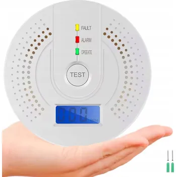 Detektor CO DETEKTOR OXIDU UHELNATÉHO HLÁSIČ OXIDU UHELNATÉHO, OHNĚ A POŽÁRU S LCD