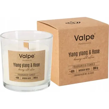 Svíčka Tradiční parafínová svíčka YLANG YLANG & RŮŽE Valpe 1 ks