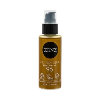 Vlasová regenerace ZENZ Organic Oil Treatment Sweet Mint No. 96 multifunkční pečující olej pro jemné a mastné vlasy 100 ml