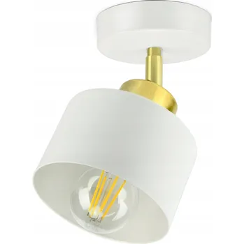 Závěsné svítidlo Luxolar bílé kovové E27 1 zdroj světla 12 cm