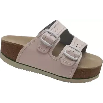 Dámská obuv VANIMAR Korkové pantofle na klínku (korkáče)- růžové, vel. 36 - 42 vel. 36 - délka vnitřní stélky 23,5 cm