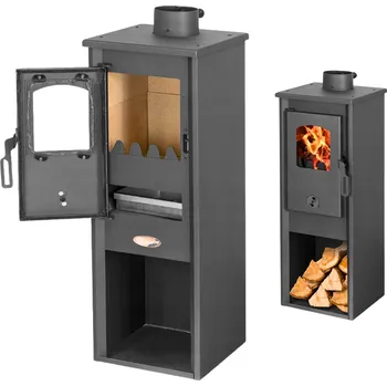 Krbová kamna Kamna Kozí ocelová volně stojící kamna Ekonomik LUX LM Berna Kamna 9 kW