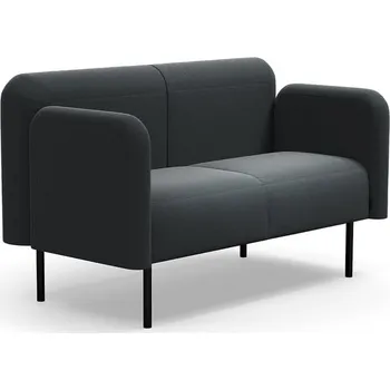 Pohovka Sedačka VARIETY, 2místná, potahová látka Pod CS, antracitová