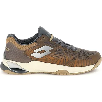 Pánská sportovní obuv Pánská tenisová obuv Lotto Mirage 100 II SPD Cool Gray 10U/Silver Metal 2/Irish Beige EUR 43