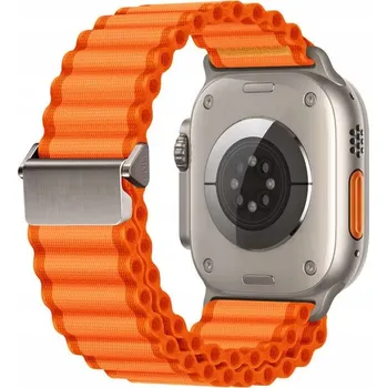 Řemínek na hodinky Řemínek Bestphone pro Apple, oranžový