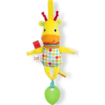 Bright Starts Hračka s melodií na C kroužku Pull, Play & Boogie™ žirafa