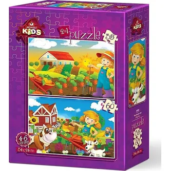Puzzle ART PUZZLE Puzzle Farmářka 35 a 60 dílků