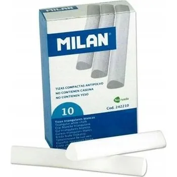 Výtvárné potřeby Křída na tabuli Milan 10 ks