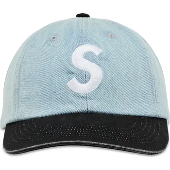 Kšiltovka Supreme Pigment Coated 2-Tone S Logo 6-Panel Denim Velikost: ONE SIZE